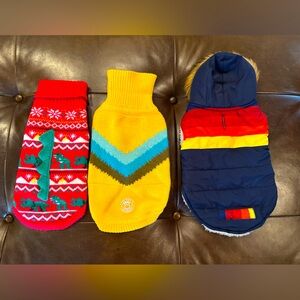 Great quality sweaters and jacket for small dog